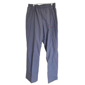 Nike‎ Golf Storm-FIT Rain Pants Womens L Lavender Lined Snap Hem Wind Rain Gear